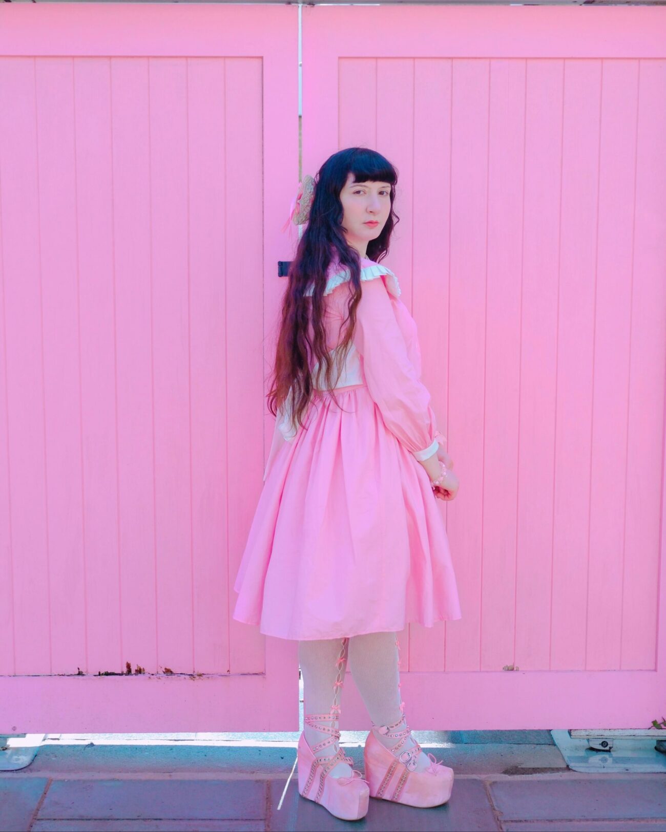 Antonia Pink Dress - Image 2